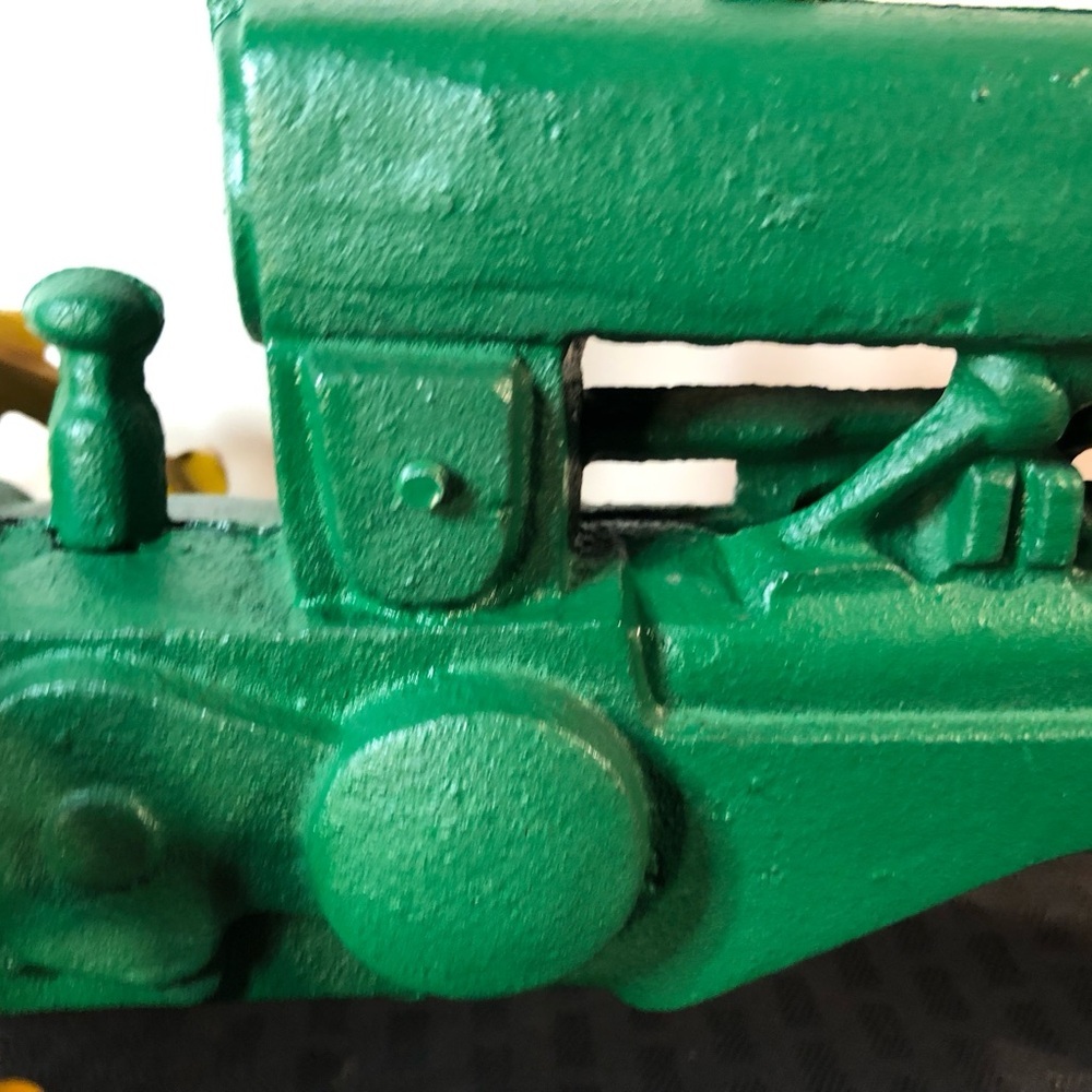 12” long Die cast Green and Yellow Toy Tractor Big!! - Picture 5 of 14